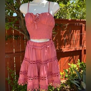 Salmon colored 2piece set